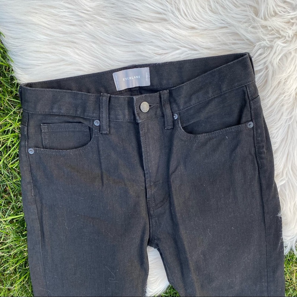 Everlane black slim straight jeans 25 regular - Picture 2 of 5